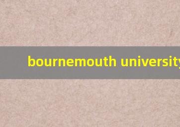 bournemouth university排名